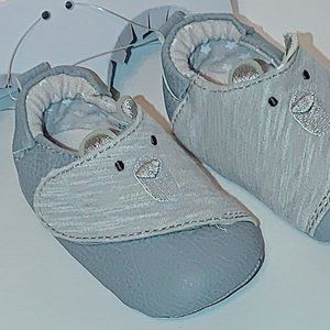 RO + ME - Infant Newborn Baby Boys Bear Shoe/Slipper - Size 0-6 Months